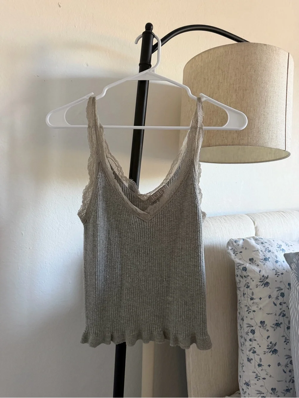 J. Crew Light Gray Knit Camisole